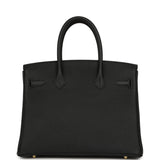 Hermes Birkin 30 Black Togo Gold Hardware - Thumbnail View 4