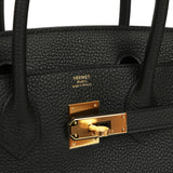 Hermes Birkin 30 Black Togo Gold Hardware - Thumbnail View 7