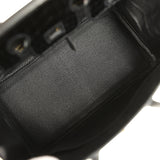 Hermes Birkin 25 Black Shiny Niloticus Crocodile Gold Hardware - Thumbnail View 8