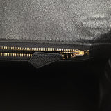 Hermes Birkin 25 Black Shiny Niloticus Crocodile Gold Hardware - Thumbnail View 9