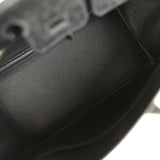 Hermes Birkin 25 Black Ostrich Gold Hardware - Thumbnail View 8