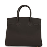 Hermes Birkin 30 Bai Brun Togo Gold Hardware - Thumbnail View 4
