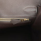 Hermes Birkin 30 Bai Brun Togo Gold Hardware - Thumbnail View 9