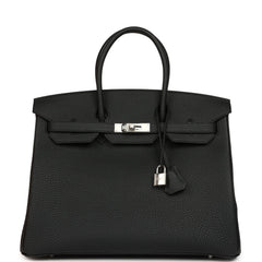 Hermes Birkin 35 Black Togo Palladium Hardware