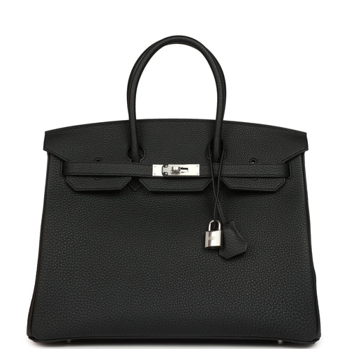 Hermes Birkin 35 Black Togo Palladium Hardware