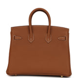 Hermes Birkin 25 Gold Togo Gold Hardware - Thumbnail View 4