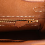 Hermes Birkin 25 Gold Togo Gold Hardware - Thumbnail View 9