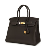 Hermes Birkin 30 Bai Brun Togo Gold Hardware - Thumbnail View 5