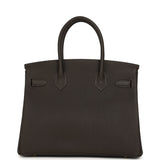 Hermes Birkin 30 Bai Brun Togo Gold Hardware - Thumbnail View 4