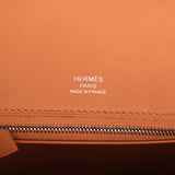 Pre-owned Hermes Birkin 25 Chamois Grizzly and Gold Swift Palladium Hardware - Thumbnail View 7
