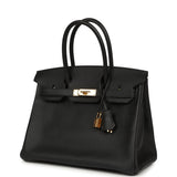 Pre-owned Hermes Birkin 30 Black Epsom Gold Hardware - Thumbnail View 5