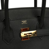 Pre-owned Hermes Birkin 30 Black Epsom Gold Hardware - Thumbnail View 7