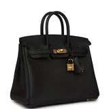 Hermes Birkin 25 Black Togo Gold Hardware - Thumbnail View 2
