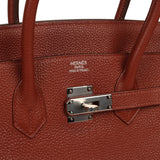 Pre-owned Hermes Birkin 35 Brique Togo Palladium Hardware - Thumbnail View 7