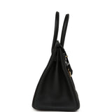 Pre-owned Hermes Birkin 30 Black Togo Permabrass Hardware - Thumbnail View 3