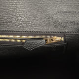 Pre-owned Hermes Birkin 30 Black Togo Permabrass Hardware - Thumbnail View 9