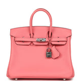 Hermes Birkin 25 Rose D'Ete Swift Palladium Hardware - Thumbnail View 1