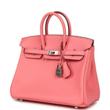 Hermes Birkin 25 Rose D'Ete Swift Palladium Hardware - Thumbnail View 5