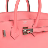 Hermes Birkin 25 Rose D'Ete Swift Palladium Hardware - Thumbnail View 7