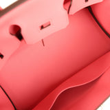 Hermes Birkin 25 Rose D'Ete Swift Palladium Hardware - Thumbnail View 8