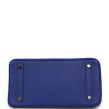 Pre-owned Hermes Birkin 30 Bleu Electric Togo Gold Hardware - Thumbnail View 6