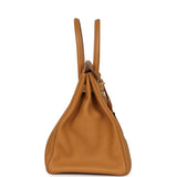 Pre-owned Hermes Birkin 35 Naturel Sable Togo Gold Hardware - Thumbnail View 3