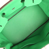 Pre-owned Hermes Birkin 35 Bambou Togo Palladium Hardware - Thumbnail View 8