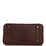 Hermes Birkin 25 Havane Matte Alligator Gold Hardware - Thumbnail View 6