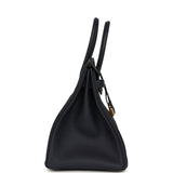 Hermes Birkin 35 Bleu Nuit Togo Gold Hardware - Thumbnail View 3