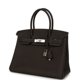 Hermes Birkin 30 Bai Brun Togo Palladium Hardware - Thumbnail View 5