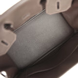 Hermes Birkin 30 Bai Brun Togo Palladium Hardware - Thumbnail View 8