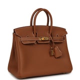 Hermes Birkin 25 Gold Togo Gold Hardware - Thumbnail View 2