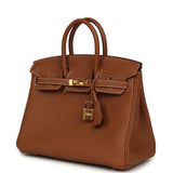 Hermes Birkin 25 Gold Togo Gold Hardware - Thumbnail View 5