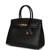 Hermes Birkin Sellier 30 Black Madame Gold Hardware - Thumbnail View 5