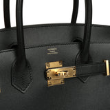 Hermes Birkin Sellier 30 Black Madame Gold Hardware - Thumbnail View 7