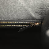 Hermes Birkin Sellier 30 Black Madame Gold Hardware - Thumbnail View 9