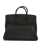 Pre-owned Hermes Birkin 40 Black Togo Palladium Hardware - Thumbnail View 4