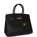 Hermes Birkin Sellier 30 Black Madame Gold Hardware - Thumbnail View 2