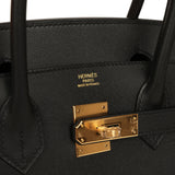 Hermes Birkin Sellier 30 Black Madame Gold Hardware - Thumbnail View 7