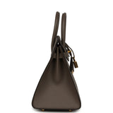 Hermes Birkin Sellier 25 Etain Epsom Gold Hardware - Thumbnail View 3