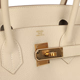 Hermes Birkin 30 Craie Togo Rose Gold Hardware - Thumbnail View 7