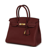 Hermes Birkin 30 Rouge H Togo Gold Hardware - Thumbnail View 5
