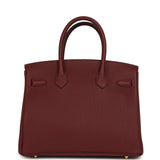 Hermes Birkin 30 Rouge H Togo Gold Hardware - Thumbnail View 4