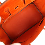 Vintage Hermes Birkin 25 Orange Shiny Niloticus Crocodile Palladium Hardware - Thumbnail View 8