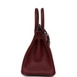 Hermes Special Order (HSS) Birkin 25 Rouge H Verso Chevre Mysore Brushed Palladium Hardware - Thumbnail View 3