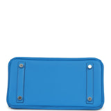 Hermes Birkin 25 Bleu Hydra Swift Palladium Hardware - Thumbnail View 6