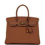 Hermes Birkin 30 Gold Togo Gold Hardware - Thumbnail View 1