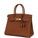 Hermes Birkin 30 Gold Togo Gold Hardware - Thumbnail View 5