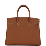 Hermes Birkin 30 Gold Togo Gold Hardware - Thumbnail View 4