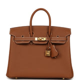 Hermes Birkin 25 Gold Togo Gold Hardware - Thumbnail View 1